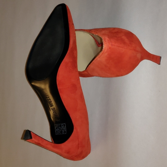 Nine West suede leather pumps size 10 - Picture 3 of 3
